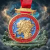 Souvenir del Dragón del Zodiaco Medalla de Competición Deportiva Grabada en Metal 3D Dragón Medalla Conmemorativa de Honor Edición Personalizada