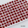 Pedras de Strass Transparentes para Nail Art Dongzhou 6mm Coração Pequeno Strass com Fundo Pontiagudo Acessórios DIY Strass em Formato de Coração Atacado Colorido