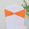 Funda para silla sin nudos, termoadhesiva, con lazo de flores y pedrería, con banda elástica y pedrería, ideal para bodas, eventos y comercio exterior.