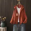 Sudadera con Capucha Estampado de Dibujos Animados Japoneses Otoño 2025 para Mujer, Cárdigan Holgado, Chaqueta Fina, Venta al por Mayor