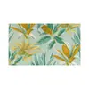 Nuevo Producto Ins Tela Retro con Hojas Mantel Individual Salón de Té Cafetería Esterilla Aislante Decorativa Mesa Aislante Mantel Individual Venta al por Mayor