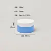 Botella de 100g con 60 Piezas para Mascarillas de Ojos Botella de Crema de Pared Espesa de PP 120g Botella con 80 Piezas de Parches para Mascarillas de Ojos Material de Empaque Cosmético Botella para Crema Facial