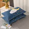 Núcleo de Almohada para Dormitorio de Estudiantes Más Juego de Almohadas Adulto Lindo Sencillo de Una Pieza de Dibujos Animados para Niños y Niñas Protección para el Cuello