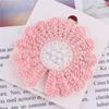 Hada Elegante Celebridad Cibernética Lana Margarita Viento Ins Notch Margarita Girasol bb Pin Color Brillante Pinza Elegante Accesorios para el Cabello