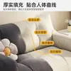 Sofá de Tela Sala de Estar Apartamento Pequeño Taburete Suave Habitación de Alquiler Tatami Área de Descanso Sofá Perezoso Multifuncional