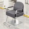 Silla de peluquería para barberías, silla de salón, silla de aseo, silla para cortar el pelo, ajustable y giratoria, reposabrazos de acero inoxidable, silla de barbero