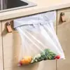 Nuevo Estante Plegable para Basura, Colgador de Cubo de Basura para Baño, Montaje en Pared, Soporte para Bolsas de Basura de Cocina sin Taladro