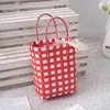 Comércio Exterior Spot Bolsa de Palha Colorida Cesta Pequena Cesta de Palha da Moda Cesta Grande de Legumes Costurada Bolsa a Tiracolo Bolsa de Praia
