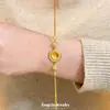 Pulsera de Disco con Incrustaciones de Diamantes Cepillado Chapada en Oro Estilo Palacio, Nuevo Estilo Chino, Versátil, Lujo Ligero, Sensación de Alta Gama, Artesanía Tradicional, Joyería para Mujer