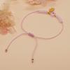 Pulsera de Cuentas de Cristal Ojo del Diablo Explosiones Transfronterizas Pulsera de Mano para Pareja Amistad Buena Suerte Pulsera de Mano Ajustable Hecha a Mano