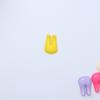 Pintura acrílica brillante aceite lindo dientes de conejo hecho a mano DIY material de accesorios pasador para el pelo cuerda para la cabeza carcasa de teléfono móvil parche