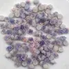 Aproximadamente 10 mm resina cambio de color luminoso pegamento suave rosa camelia diy accesorio para colgar colgante pulsera material