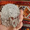 Accesorios para el Cabello de Estilo Étnico para Niños, Adornos para el Cabello, Collares, Cadenas para la Frente Estilo Xizang Étnico Miao, Pinzas para el Cabello para Niñas de Grupos Étnicos Minoritarios en Áreas Miao, Adecuado para Fotos