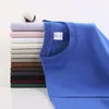Camiseta de Algodón Puro para Pareja Transfronteriza, Peso Pesado 230g, Mangas Caídas, Corte Holgado, Cuello Redondo, Manga Corta, Estilo de Pareja de Moda