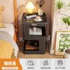 Mesita de noche blanca, creativa, para apartamento pequeño, estantería alternativa, moderna, sencilla, para sala de estar, sofá, dormitorio, mesita de noche