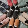 Mocassins 2025 Nova Primavera & Outono Tamanho Grande Casual Fosco Estilo Britânico Sapatos Femininos Salto Grosso Sola Grossa Exportação Retrô