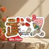 Imanes de Refrigerador de Madera de la Torre del Grulla Amarilla de Wuhan, Regalos Culturales y Creativos, Souvenirs de los Lugares Escénicos de la Ciudad, Stock Listo del Fabricante