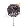 Set de 6 Piezas de Suministro Transfronterizo Europeo y Americano Novio y Novia Boda Hoja de Oro con Cuentas Muñequera y Ramillete Fabricante Venta al por Mayor Stock Disponible
