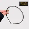 Faixa de Cabelo Antiderrapante Preta Dentada para Mulheres, Grampo Especial para Lavar o Rosto, Novo Estilo 2026, Faixa de Cabelo para Lavar e Prender o Cabelo, Headband