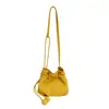 Elegante y estiloso bolso tipo cubo con cordón para mujer, nuevo modelo 2026, bolso de hombro versátil, bolso cruzado para el día a día