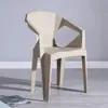 Silla con Respaldo de Plástico, Engrosada, Taburete Creativo Simple para Adultos al Aire Libre, Silla para Mercado Nocturno, Barbacoa, Mahjong, Hogar