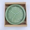 Reloj de Pared Moderno Nórdico Sala de Estar Reloj para el Hogar Colgante de Pared Reloj de Cuarzo Simple Comedor Silencioso Sin Taladro