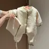 Mameluco para Bebé para Otoño e Invierno, Forrado de Felpa, Cálido y Elegante, Adecuado para Bebés y Niños Pequeños, Ropa para Gatear al Aire Libre, Viene con un Gorro, Cómodo y Engrosado