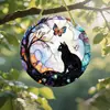 Nuevo producto transfronterizo de Amazon: decoración colgante acrílica estilo bohemio, disco acrílico colorido para decoración interior y exterior
