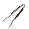 Delantal 410 Acero Inoxidable Mango de Madera Mediano Set para Parrilla de 6 Piezas Tenedor BBQ Pala Pinza Botella de Condimento Guantes Set para Parrilla
