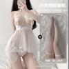 Domila sexy lingerie transparente camisola de sangue gota livre tentação paixão pijamas qqny roupas atacado