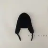 Gorro de Protección para Oídos Infantil Estilo Otoño e Invierno Color Sólido Gorro Lei Feng Moda de Invierno para Viajes de Bebé Sombrero de Punto