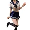 Aifuqu 7962 Lencería Básica de Marinero Pasión Deseo Puro Chica Suave JK Productos para Adultos