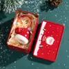 Llavero Colgante de Ganchillo de Hilo Navideño Creativo Exquisito Adorno Pequeño Navideño para Bolso Hecho a Mano