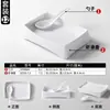 Vajilla de melamina, charola especial para albóndigas de res de Chaoshan, rectangular con asa, apilable, plato comercial