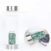 Venta Directa de Fábrica grava de cristal natural Taza en forma de U Taza de Spa desmagnetización moda DIY Taza de energía de grava