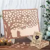 Mesa de Registro de Madera al por Mayor Transfronteriza Artesanía de Madera Libro de Firmas para Invitados de Boda Tablero de Mensajes Conmemoración Creativa de Amor