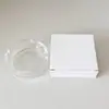Cinzeiro de vidro transparente para atacado cinzeiro fosco presentes promocionais criativos luz atmosférica luxo padrão de texto impresso