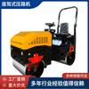 Yihua rodillo de coche pequeño completamente hidráulico tipo coche de mano compactador de doble rueda de acero