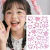 Pegatinas de Bolso con Patrón de Estrellas para Niños Pegatinas de Diamantes DIY para Maquillaje Facial Pegatinas Estereoscópicas Pegatinas Faciales Decoración