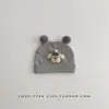 Gorro Adorable para Bebé Primavera y Otoño Protector para Fontanela Sombrero de Punto para Bebé Meses Pequeños Recién Nacido Gorro de Punto para Fontanela