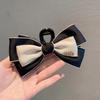 Moño Escape Princesa Pinza de Agarre Doble Cara Negro Pasador de Pelo de Alto Sentido Parte Trasera Cabeza Pinza de Tiburón Accesorios para el Cabello Sombrerería Venta al por Mayor