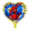 Globo redondo de aluminio de 18 pulgadas de Los Vengadores, Spiderman y Batman, para fiesta de cumpleaños infantil, venta al por mayor