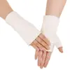 Guantes de Dedos de Cuero para Mujer Ciclismo Cuero PU Hip-Hop Cómodos al Aire Libre Entrenamiento de Dedos Rendimiento Guantes de Baile Recto