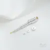 Separador Venta al por Mayor Fuerte Retención de Color Relleno de Oro de 14K Redondo Aplanado Separador de Cuentas Sueltas Pulsera DIY Joyería Joyería con Cuentas Accesorios