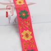 4,5cm Ramo de Flor de Oito Folhas de Minoria Étnica Acessórios de Renda de Fita para Roupas, Decoração de Casa e Várias Decorações DIY
