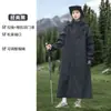 Impermeable para Ciclismo Scooter Eléctrico Una Persona Largo Cuerpo Completo Impermeable Antitormenta Senderismo Poncho de Lluvia para Exteriores Adulto Talla Extra Cubre Pies