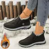 2026 Zapatos de Algodón para Mujer Invierno Nuevas Botas Zapatos de Mujer Transfronterizos Cálidos y Cómodos Zapatos para Madre Más Terciopelo Más Grosor Botas de Nieve