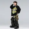 Disfraz de Baile Callejero para Niños Hip Hop para Niños Conjunto de Hip Hop Estilo Callejero para Niños Disfraz de Escenario Personalizado Conjunto a la Moda