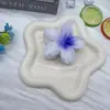 Pinza para el pelo de estilo vacacional romántico y colorido, popular transfronteriza, con flor de plumeria, accesorio floral fresco para el cabello para mujer