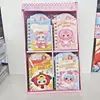 Caderno de Bobina Intercalada Criativo de Desenho Animado Pequena Princesa para Alunos do Ensino Fundamental Caderno de Bolso Portátil Bloco de Notas de Alto Valor Material